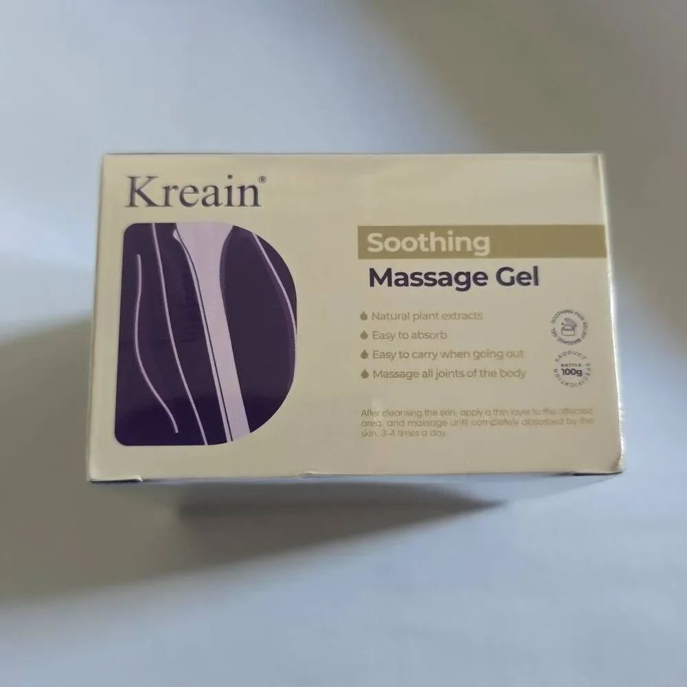 KREAIN Soothing Massage Gel, Natural Plant Extracts,NIB, 3.5 oz